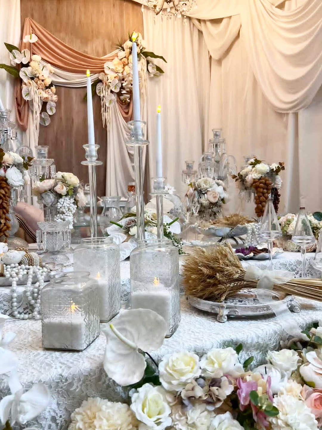 جا شمعی ۳ سایز لوله تو‌پر